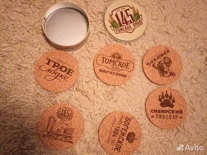 Коллекционные подставочки из пробкового материала