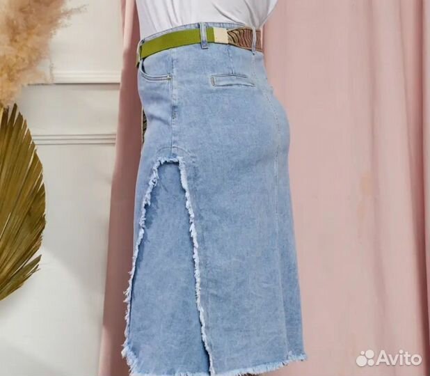 Юбка джинсовая