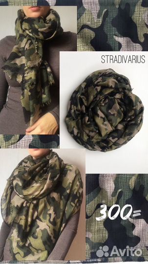 Шарф снуд перчатки митенки варежки