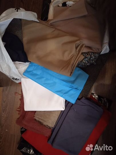 Продам отрезы натуральных качественных тканей