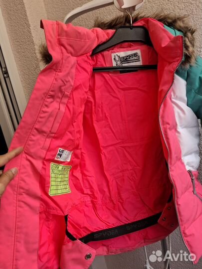 Зимний пуховик двойка для девочки 140