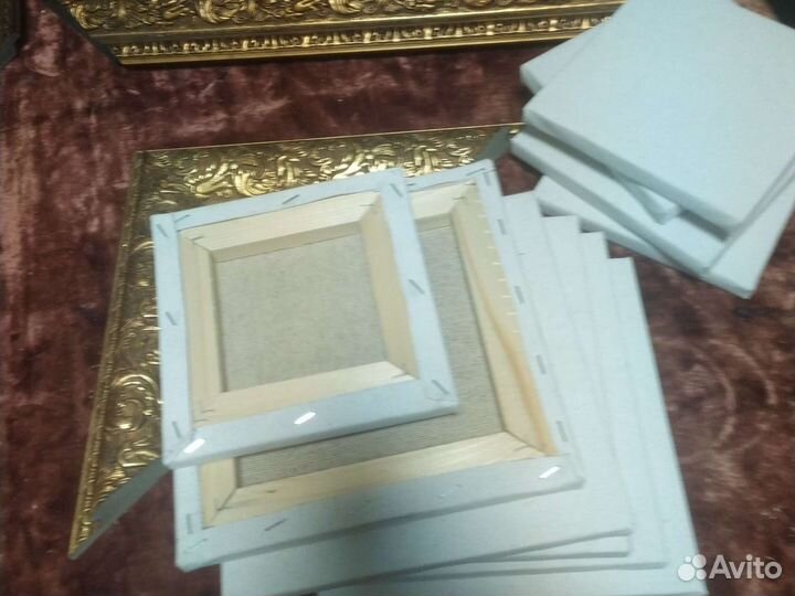 Холст на подрамнике грунтованный лен