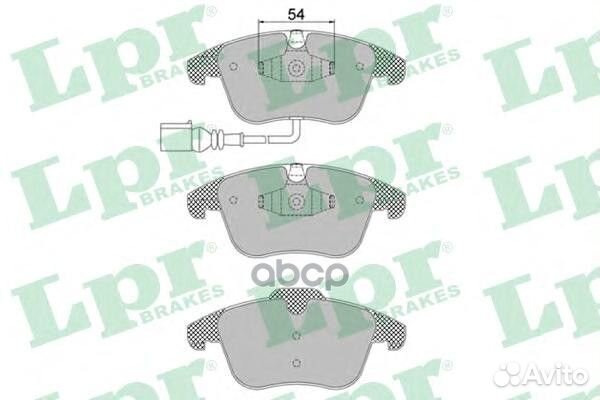 Колодки тормозные audi Q3 11/VW sharan 10/TIG