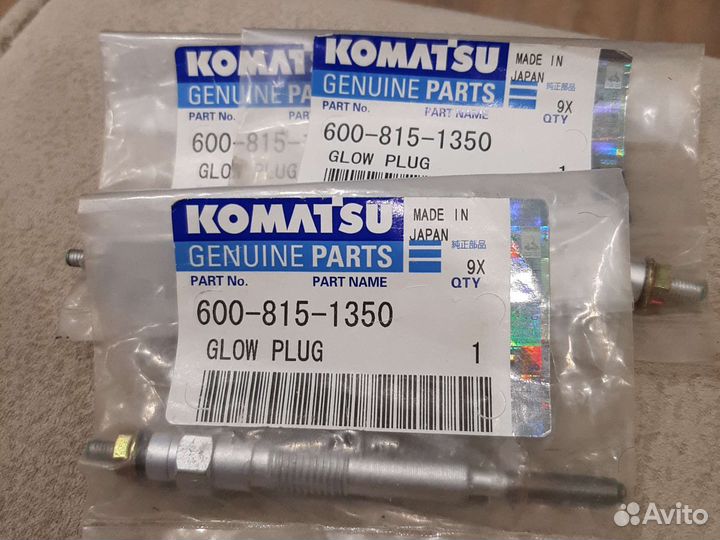 Свечи накала Komatsu