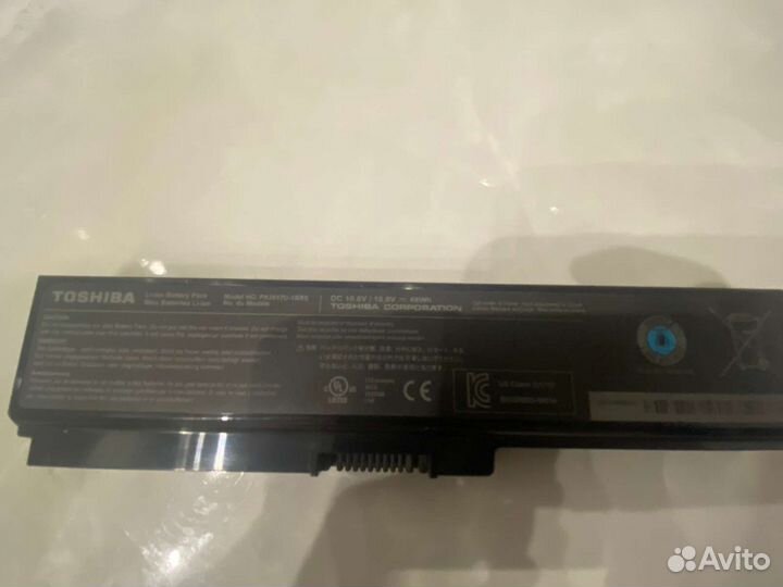 Ноутбук toshiba