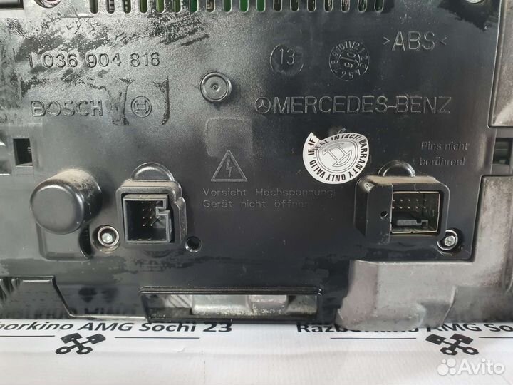 Монитор центральный дисплей Mercedes W216 W221