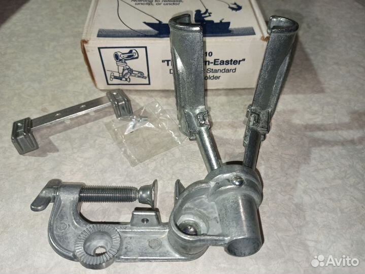 Держатель удилища с одинарным зажимом