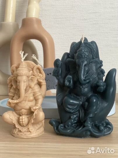 Свечи Ганеша, Гайа, Шива,Лотос, чакры