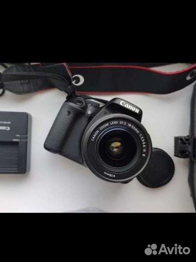 Зеркальный фотоаппарат canon 600d