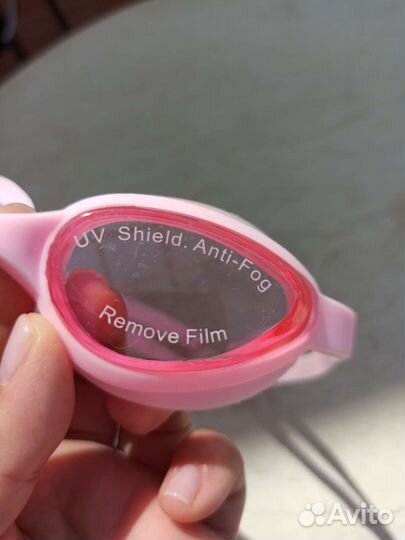 Очки для плавания с застёжкой на затылке