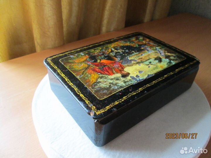 Шкатулка старенькая. Мстера. 