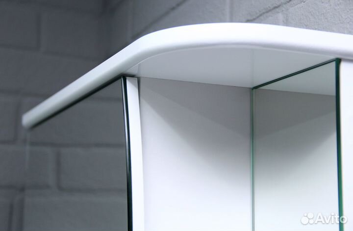 Шкаф-зеркало Волна 1-50 левый айсберг