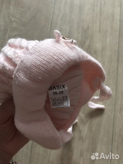 Шапка зимняя для девочки 36/38 размер