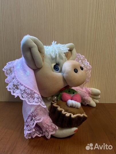 Мягкая игрушка свинья