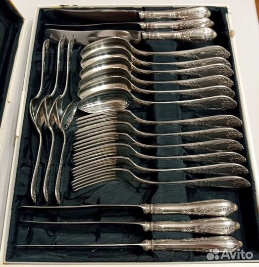 Мельхиор Зиш новый столовый набор 24 прибора