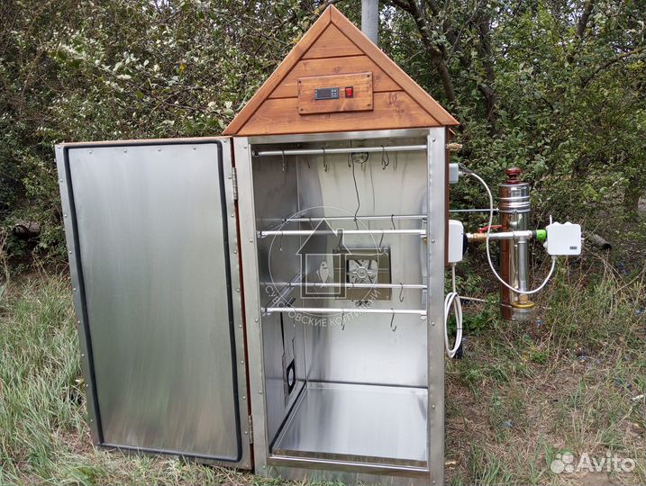 Коптильня с вентилятором сушки и конвекции