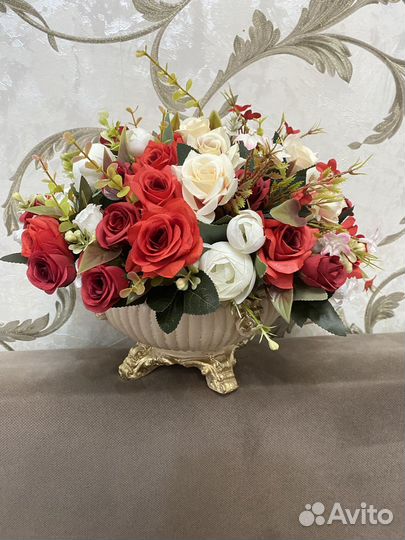 Искусственные цветы для декора