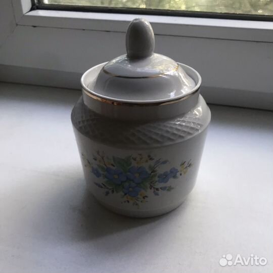 Горшок керамический (сахарница)