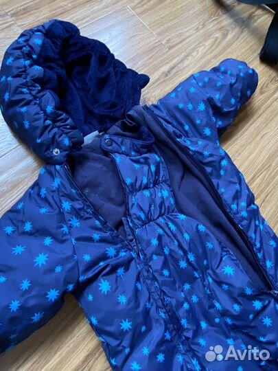 Зимний комбинезон для мальчика 80