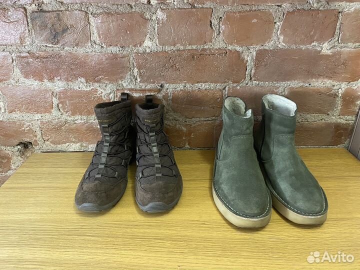 Замшевые женские полусапожки, 38 р