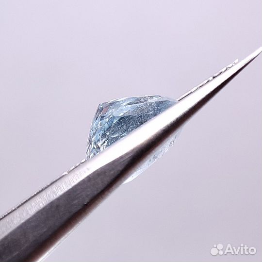 3.72 ct. Аквамарин, кушон. Бразилия. + сертификат