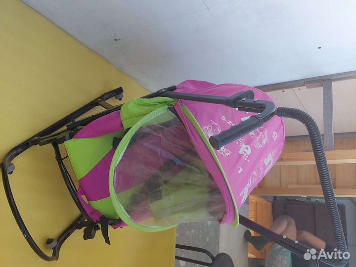 Детские санки коляска с колесами