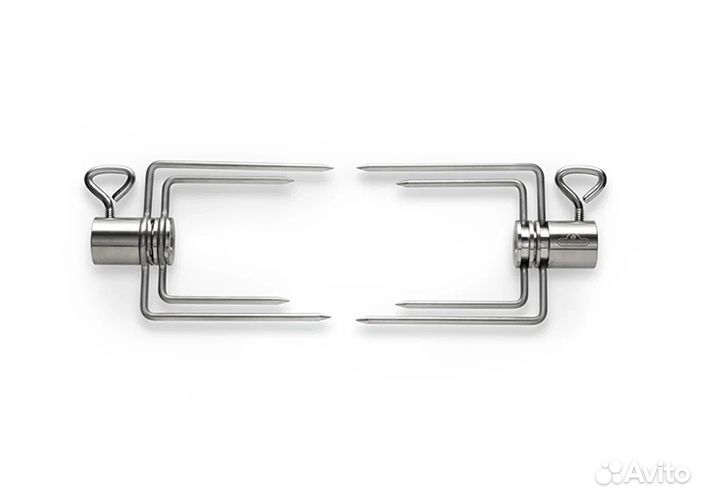 Комплект из 2-х складных зажимов для вертела (нер