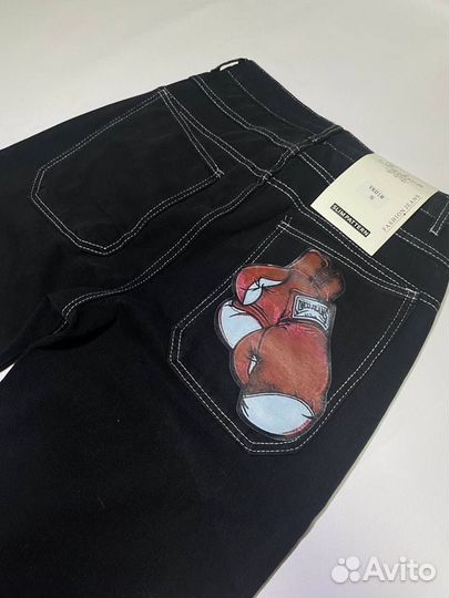 Джинсы широкие jnco sk22