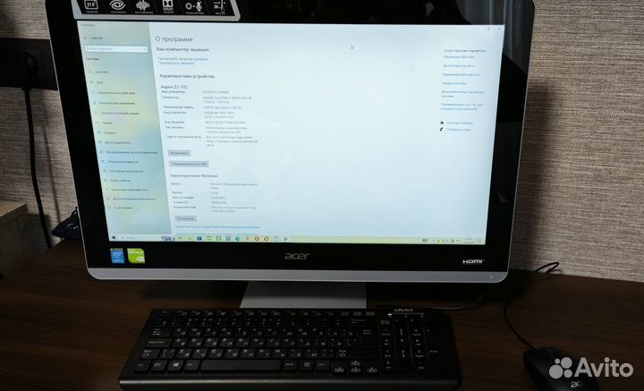 Моноблок acer aspire Z3-705