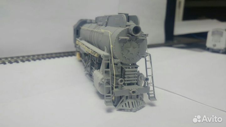 Кит для сборки модели паровоза Лв