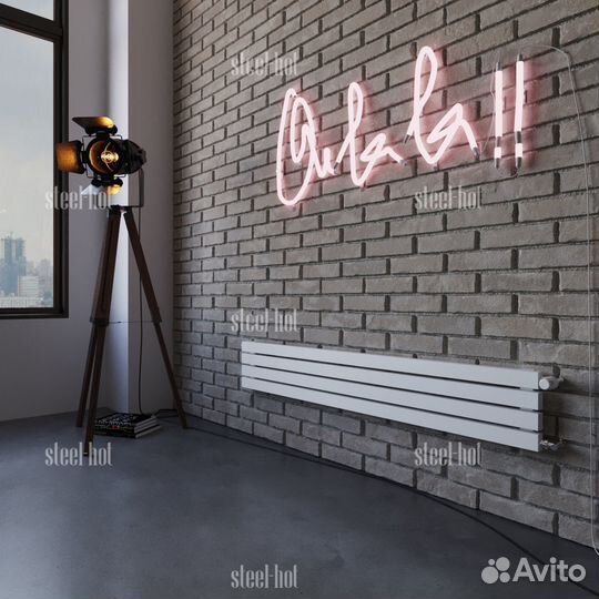 Горизонтальный дизайн радиатор отопления