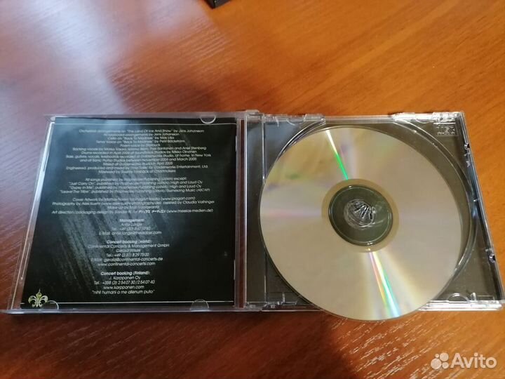 CD Stratovarius с автографом Тимо Толкки