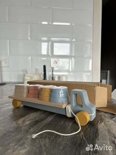 Игрушка сортер деревянный для новорожденного