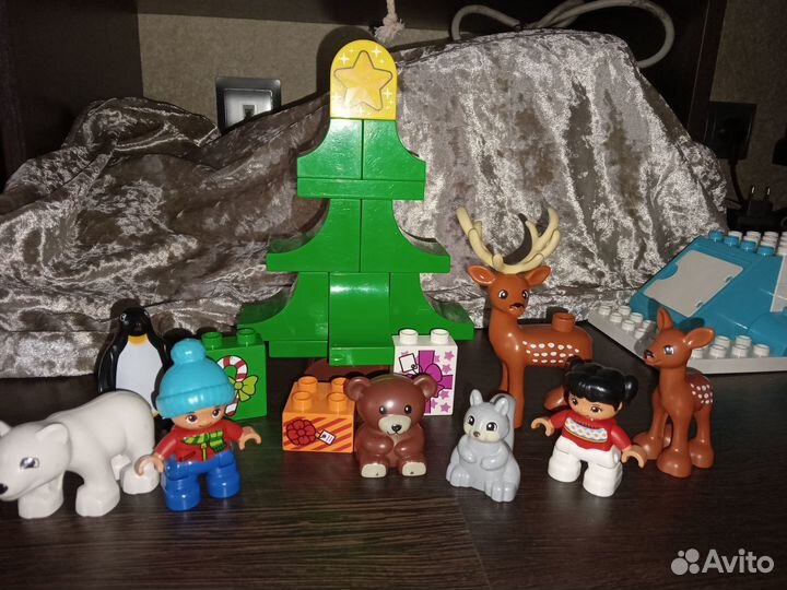 Лего дупло Lego duplo новый год животные