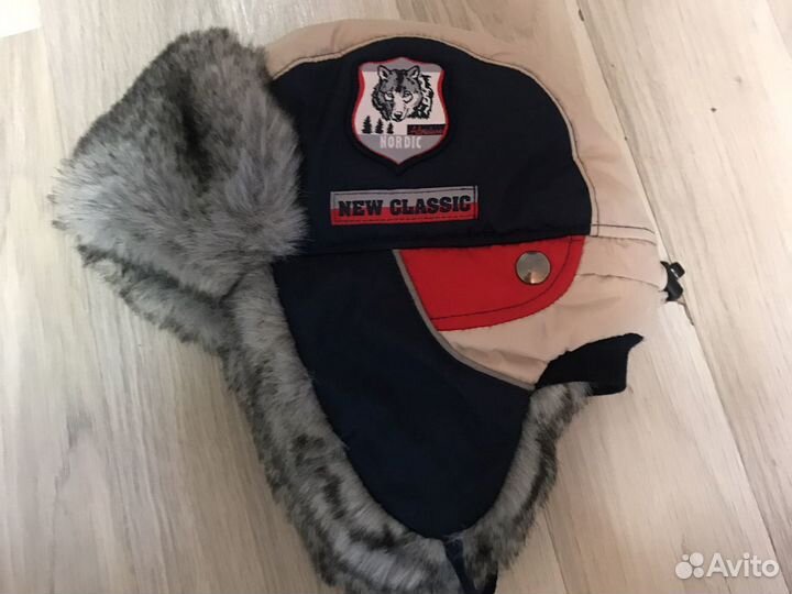 Шапка - ушанка зимняя детская для мальчика новая