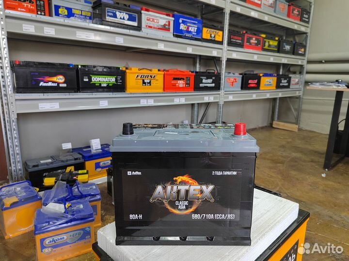 Аккумулятор актех Азия 80 Ач обр 580 А