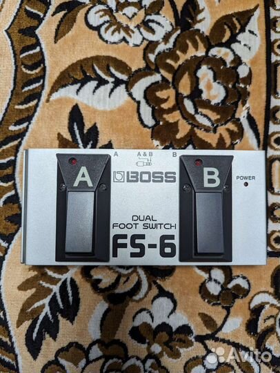 Boss FS-6 dual switch