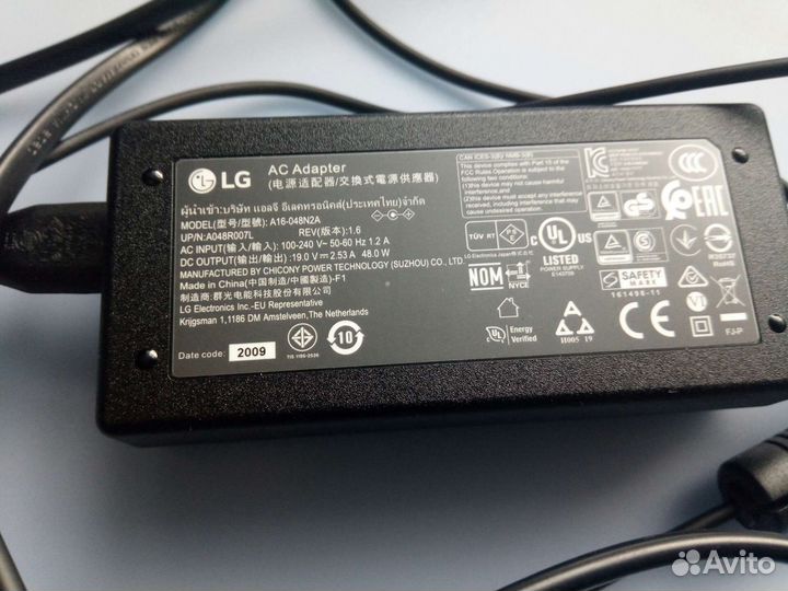 Адаптер LG 19V 2.53A 48W