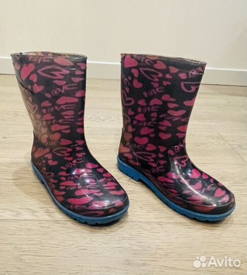 Сапоги резиновые цветные р.35-38