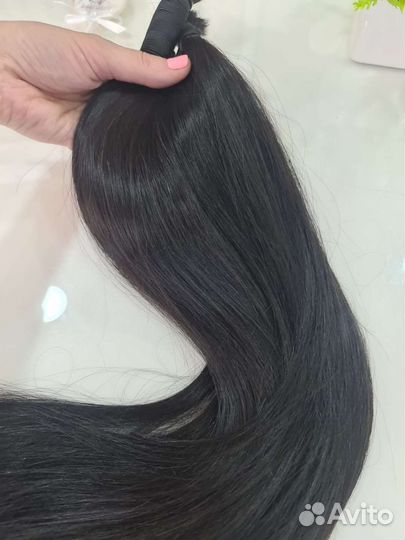 Славянские Волосы Черные,для наращивания 70см