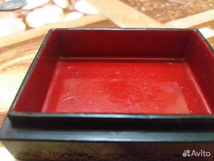 Шкатулка палех 1959г Ю.Вьюгин