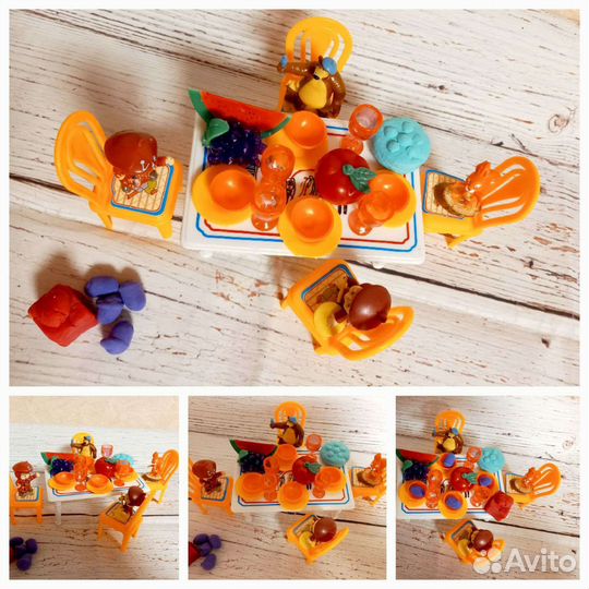 Набор мебели и посуды д/кукол и др. игрушек