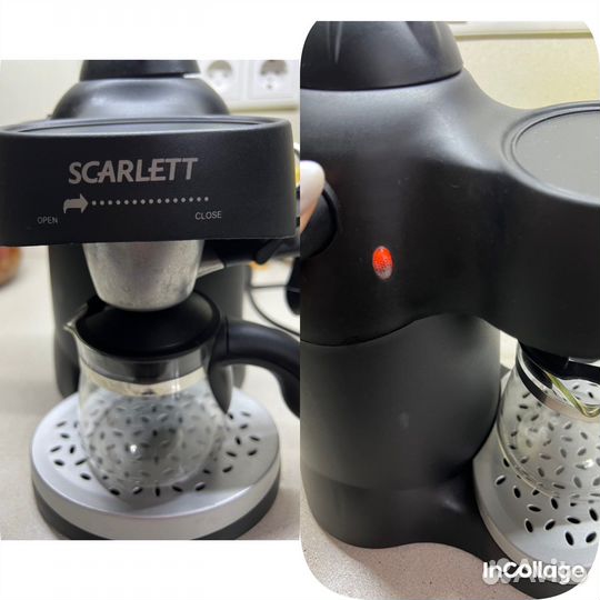 Кофеварка рожковая scarlett бу