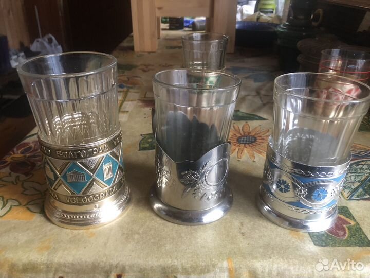 Подстаканник и стакан