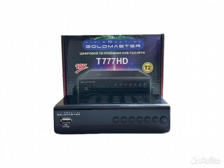 Тв приёмник GoldMaster T-777HD (DVB-T2 / C / iptv)