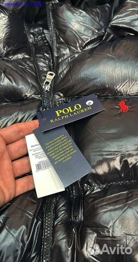 Глянцевый пуховик Polo Ralph Lauren