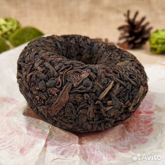 Шу пуэр 2016 года от фабрики Гу И, 100 гр