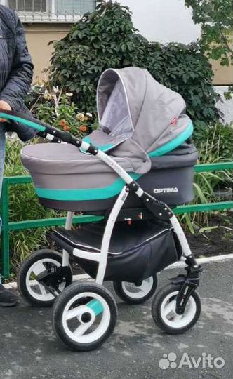 Коляска optima 2 в 1 verdi