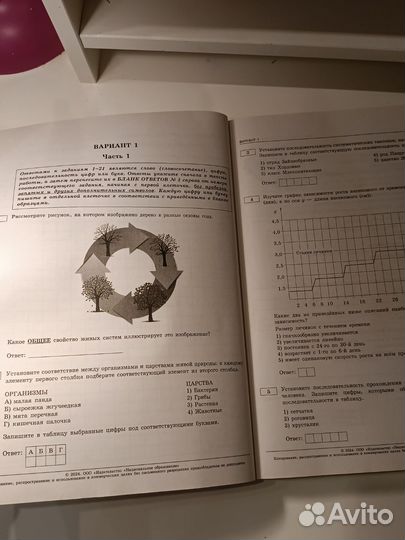 ОГЭ биология 2024