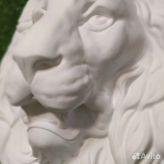 Голова льва Панно (гипс) 39*32*13 см